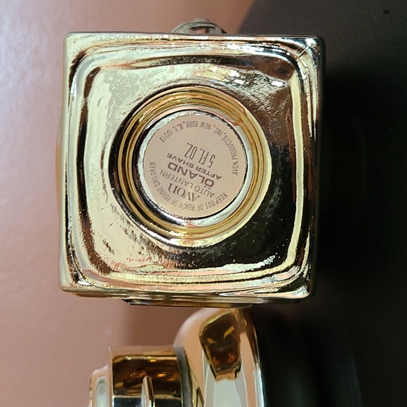 AVON Auto Lantern Oland Aftershave & Talc Decanter! Full/ Unopened with Box! - Picture 6 of 16